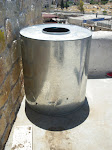 Vandalised water tank