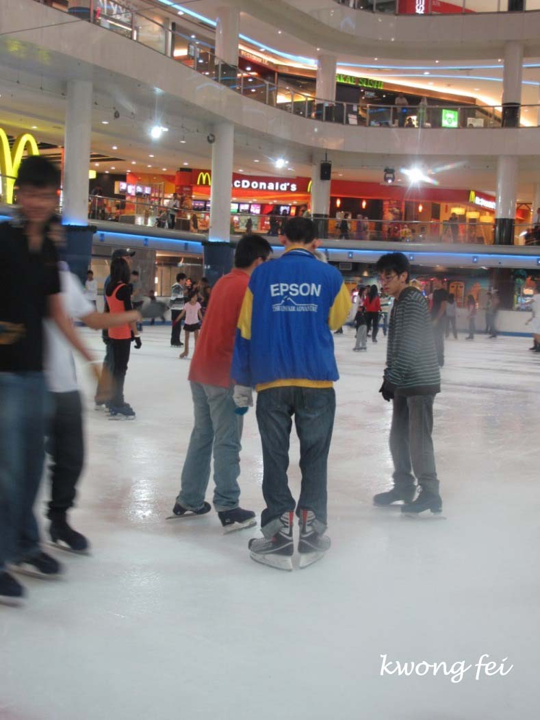 Ice Skating, Sunway Pyramid Kwong Fei's Blog