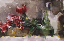 Still Life with Jug and Poppies