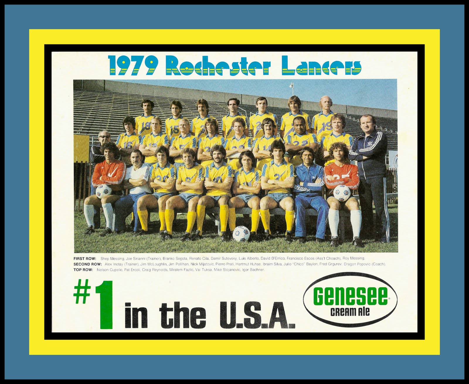 NORTH AMERICAN SOCCER LEAGUE: ROCHESTER LANCERS. 1979 NORTH AMERICAN SOCCER LEAGUE: ROCHESTER LANCERS. 1979