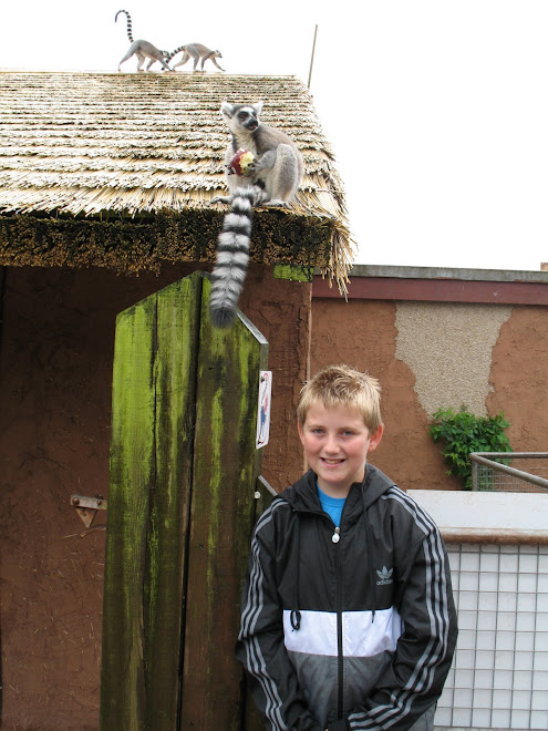 jack and Lemur at Dalton zoo