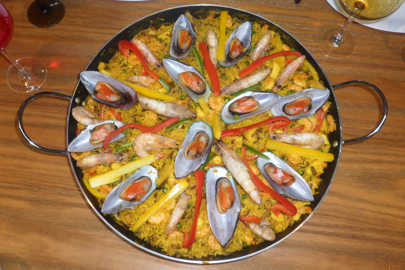 CROCHE DA FÊNIX MINHA RECEITA DE PAELLA DE FRUTOS DO MAR