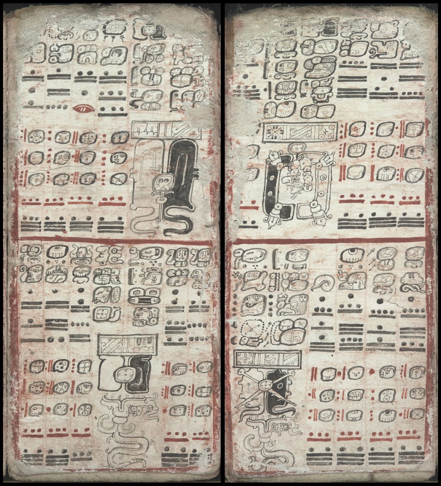 mayan codex - eclipse tables