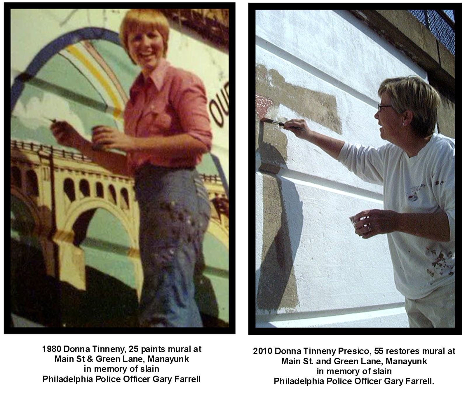 MANAYUNK MURAL Day 2 Gary Farrell Memorial Mural, Main Street & Green