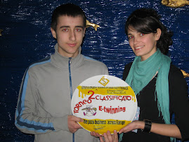 Ana and Calin at the Miramare Hotel, happy with the second prize!