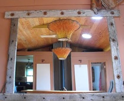 Handmade Driftwood Mirror