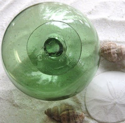 authentic green glass float