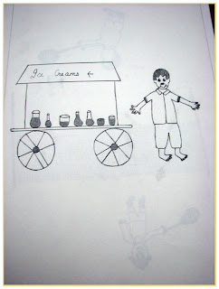 My Drawings: Ice cream seller