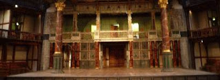 The Globe Theatre stage color photograph