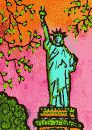 color painting of the Statue of Liberty by Lynne Neuman