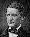 black and white photograph of Ralph Waldo Emerson