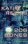 A color photo of the front cover of ‘206 Bones’ by Kathy Reichs.