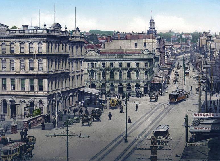 transpress nz: Queen Street, Auckland, as it was