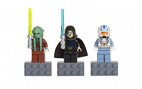LEGO Star Wars Kit Fisto Barris Offee Captain Jag Magnet Set