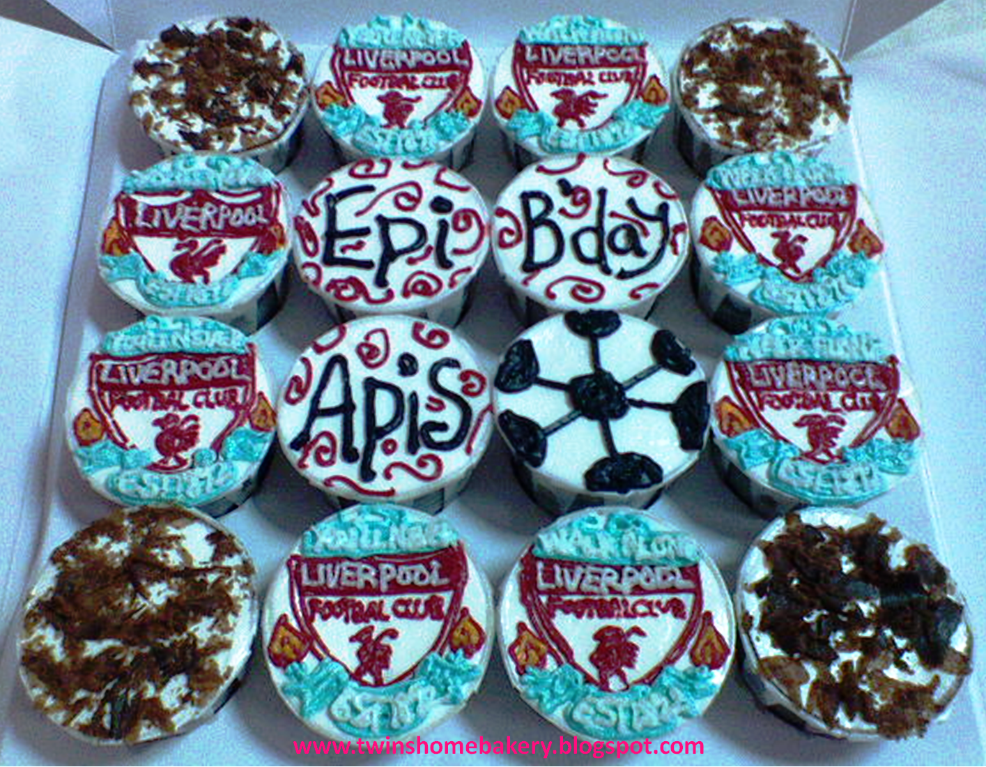 Liverpool Cupcakes! Twins Home Bakery
