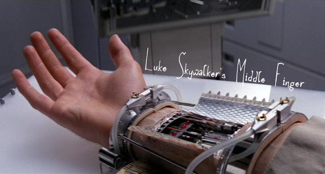 Luke Skywalker's Middle Finger