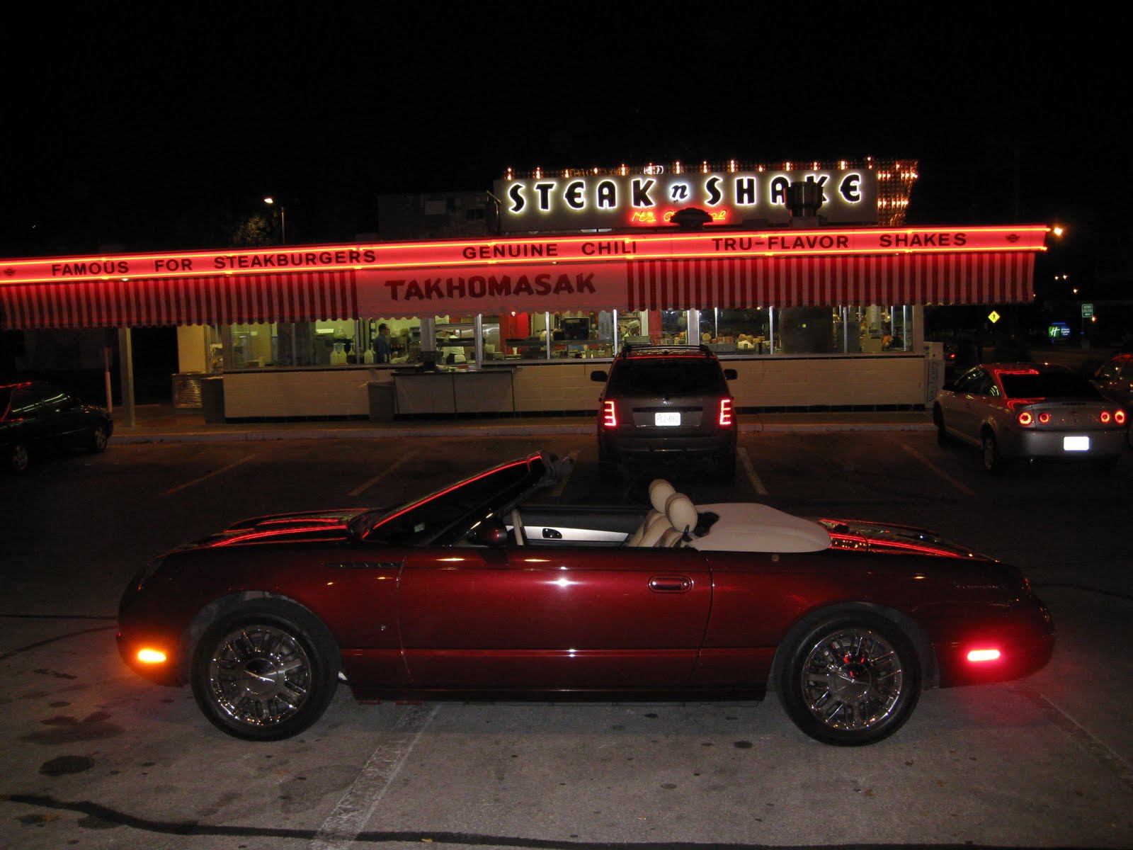 Tbirdonroute66 STEAK N' SHAKE "TAKHOMASAK" SPRINGFIELD, MISSOURI