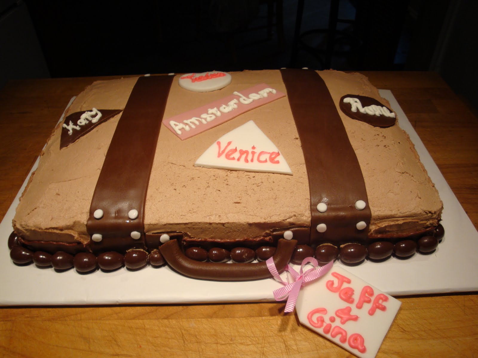 Sweet Thang's Confections Suitcase Cake!