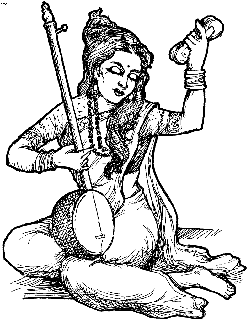 meera bai drawing with pencil step by step drawing tutorial  radha  Krishna  krishna vani  meera bai drawing with pencil step by step  drawing tutorial  radha Krishna  krishna