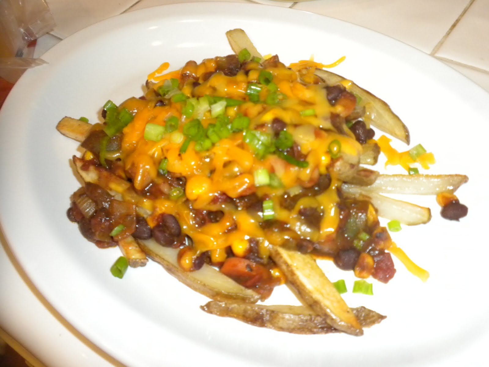 love, cook, eat, repeat Vegetarian Chili Fries