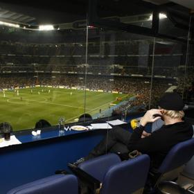 A VIP box at Real Madrid Stadium