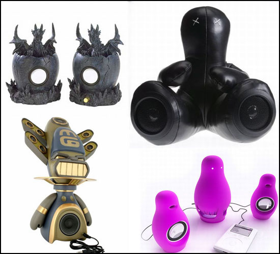 Figure Of Fun Weird Speakers for the Uber Cool