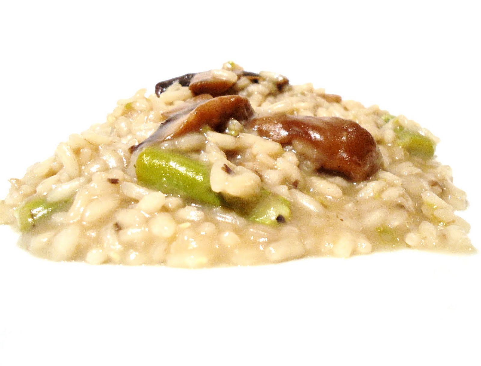 Risotto de Cogumelos e Espargos Sabores da Alma