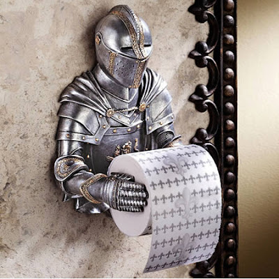 Funny unusual toilet paper holder
