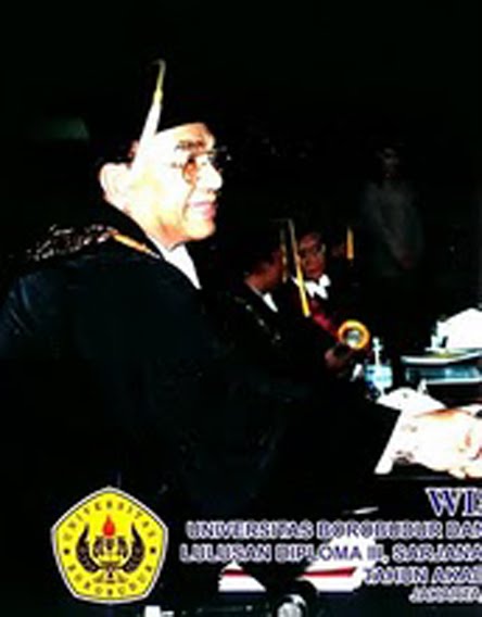 Prof Bashir Barthos Rampok Pendidikan dari Universitas Borobudur Jaktim Pembuat Ijazah Aspal Atut