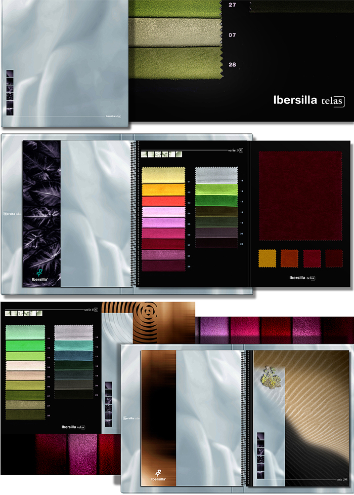 Ibersilla fabric samples catalog Design by Somerset Harris