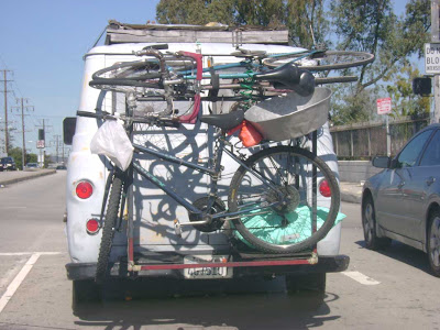 Van with Bikes