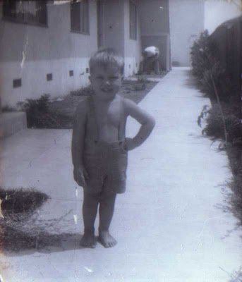 Brian Aldrich - Age 3 or 4 - Mariposa Ave. - L.A. 1959
