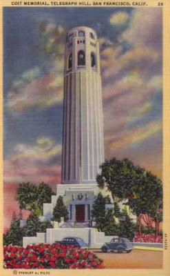 Coit Tower - Postcard