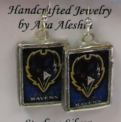 Ravens earrings 2