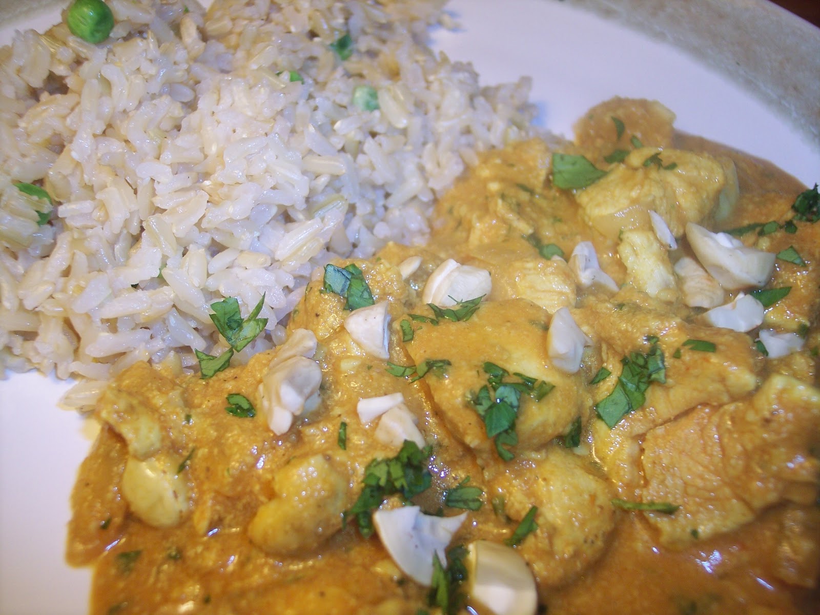 Savory Moments Cashew chicken korma