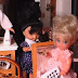 The dolls in their kitchen- Everyone wants some!