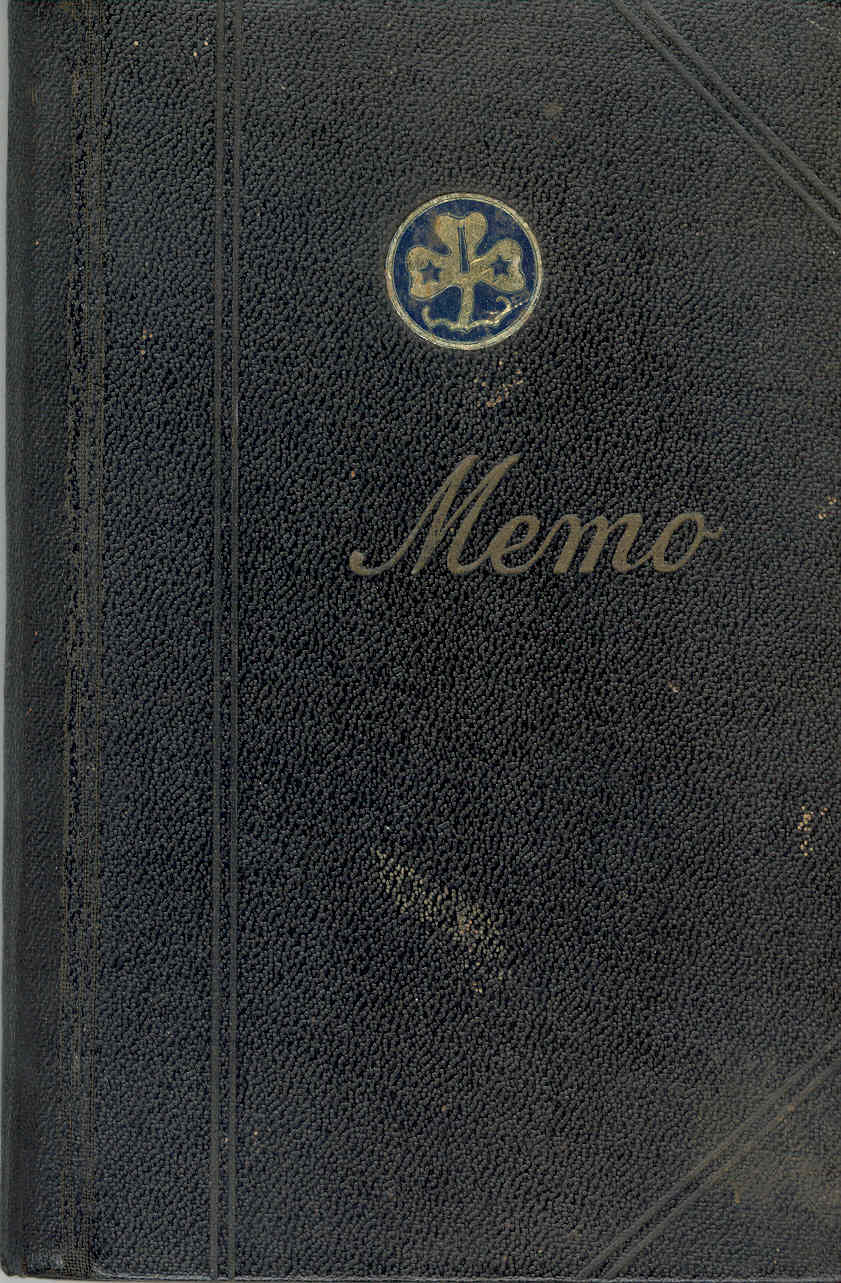 The cover of the original notebook