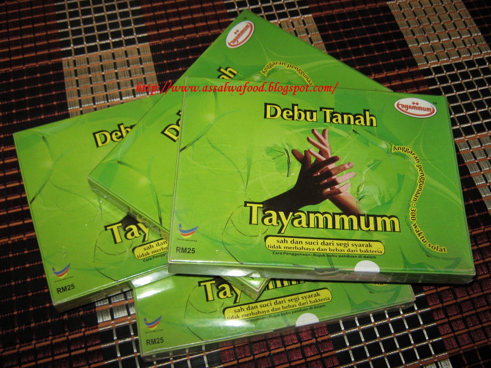 MENJUAL PRODUK MAKANAN MUSLIM & BARANGAN KEPELUAN IBADAT: DEBU TAYAMMUM