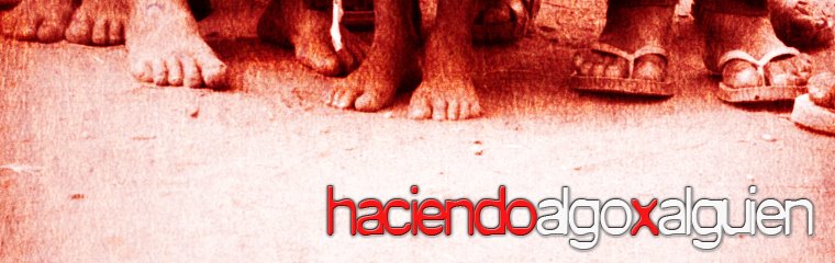 Haciendo algo x alguien