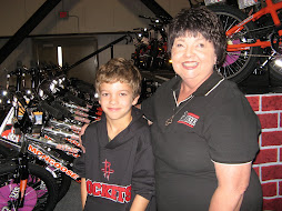 Ethan and Brenda at Bikes and Bibles