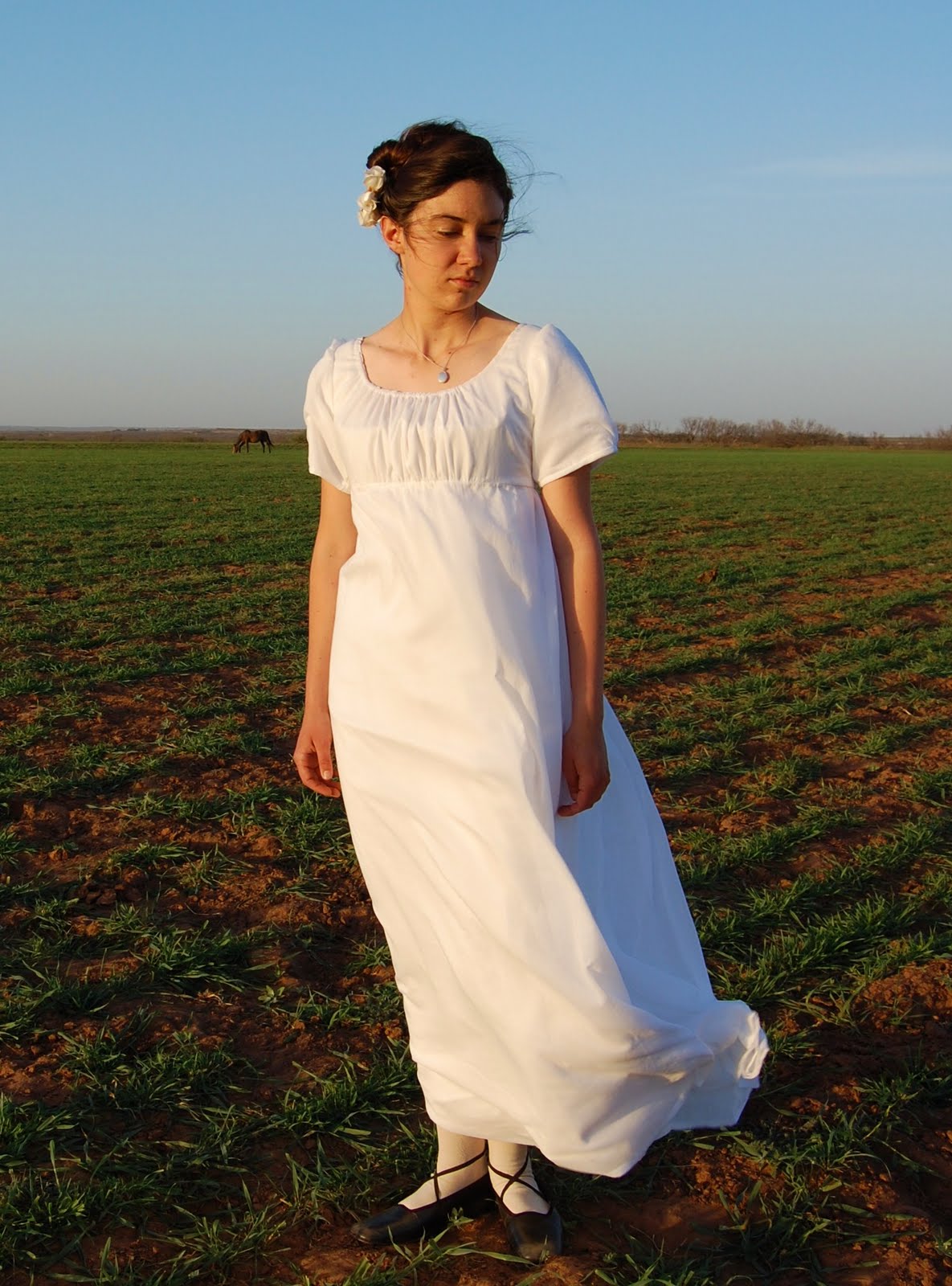 Regency wedding dress