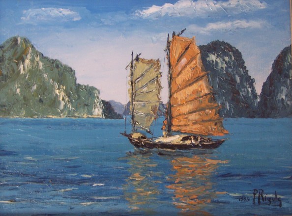 Peinture à l'huile-Vịnh Hạ Long