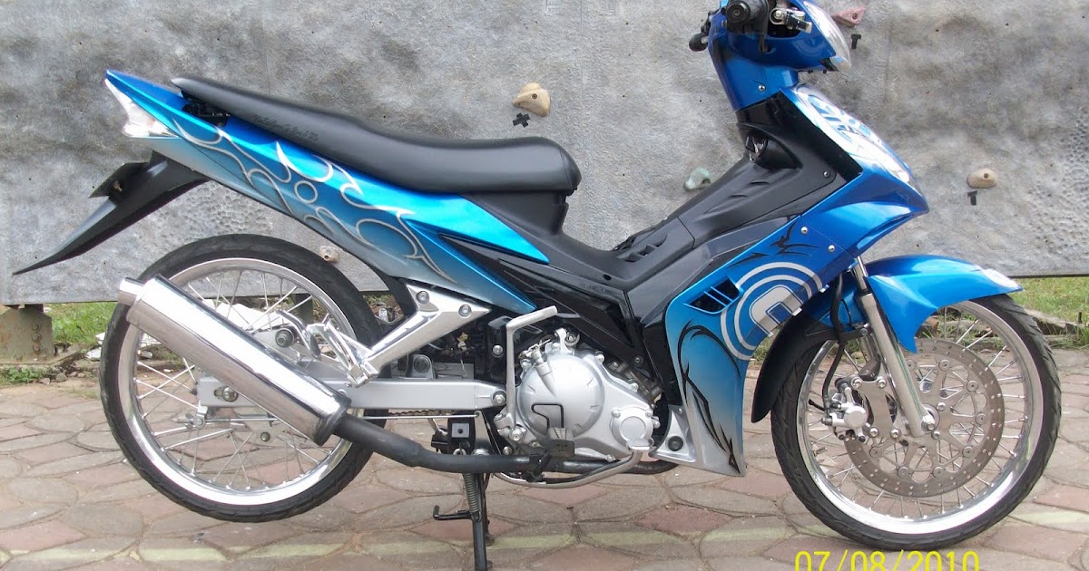 Kumpulan Modifikasi New Jupiter Mx Warna Biru Terbaru
