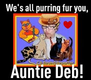 Purring for Auntie Deb