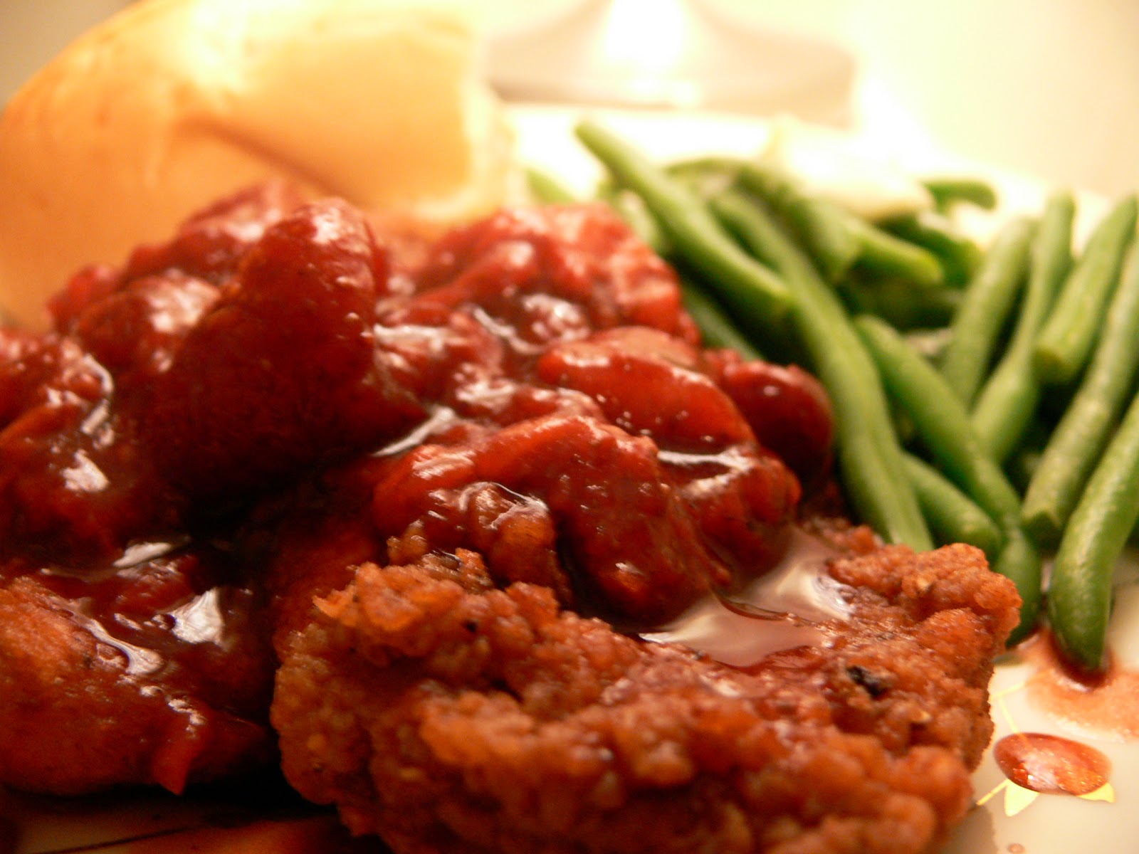 Kelly And Bryan Cook Pork Chops with Strawberry Balsamic Honey Sauce