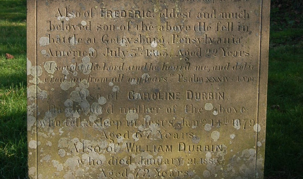 Walking the Battlefields Gettysburg connection in Clevedon, England