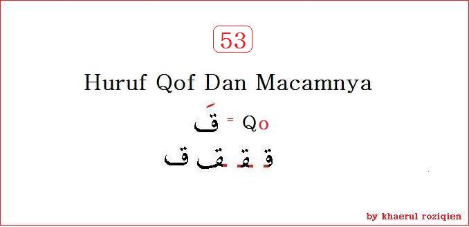 Huruf Qof & Macamnya