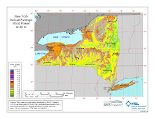 New York State ~ Wind Map