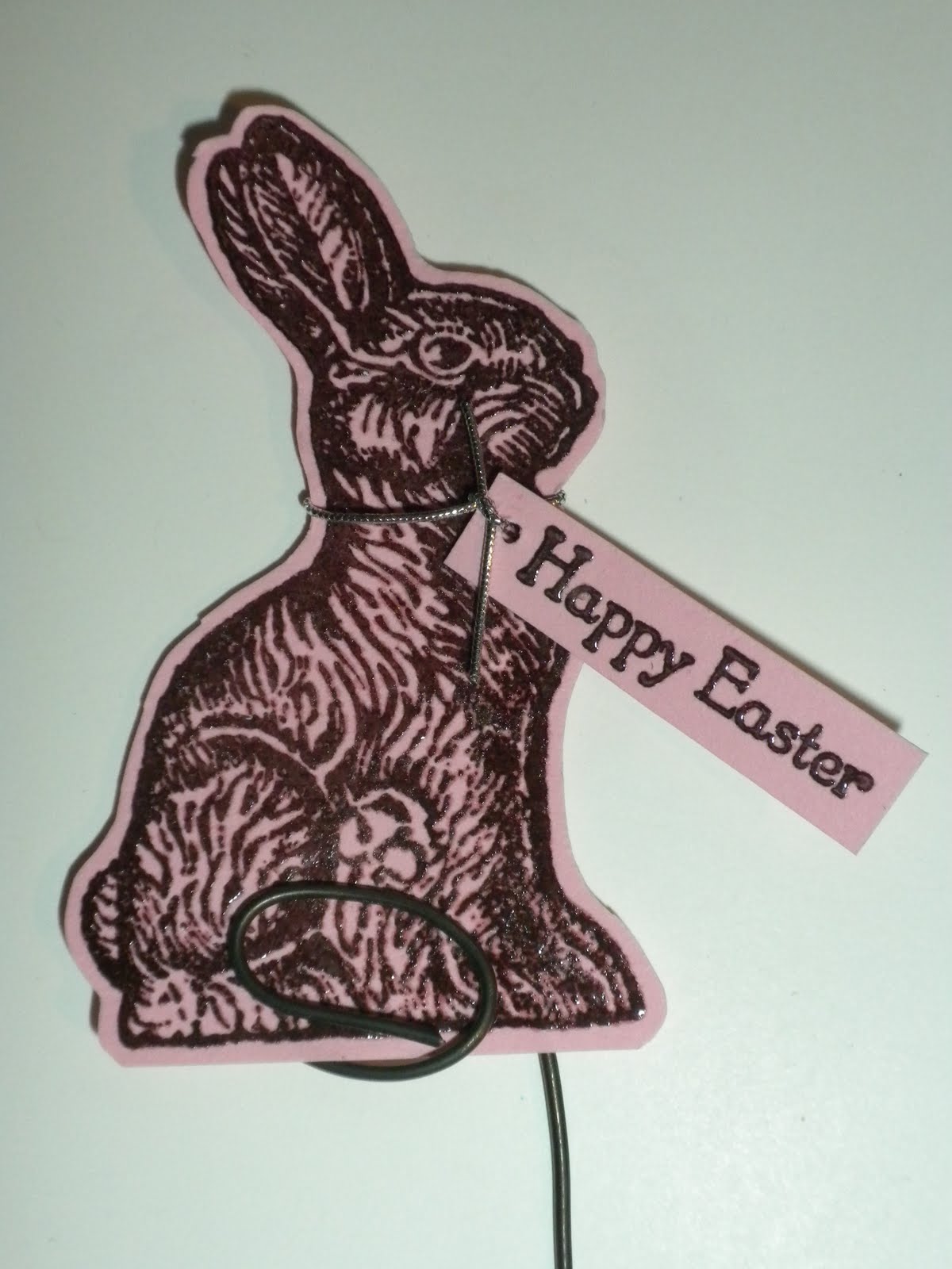 My Stampin' Pad Chocolate Bunny