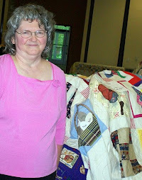 Elaine Forman at Johnston County Heritage Quilt Show